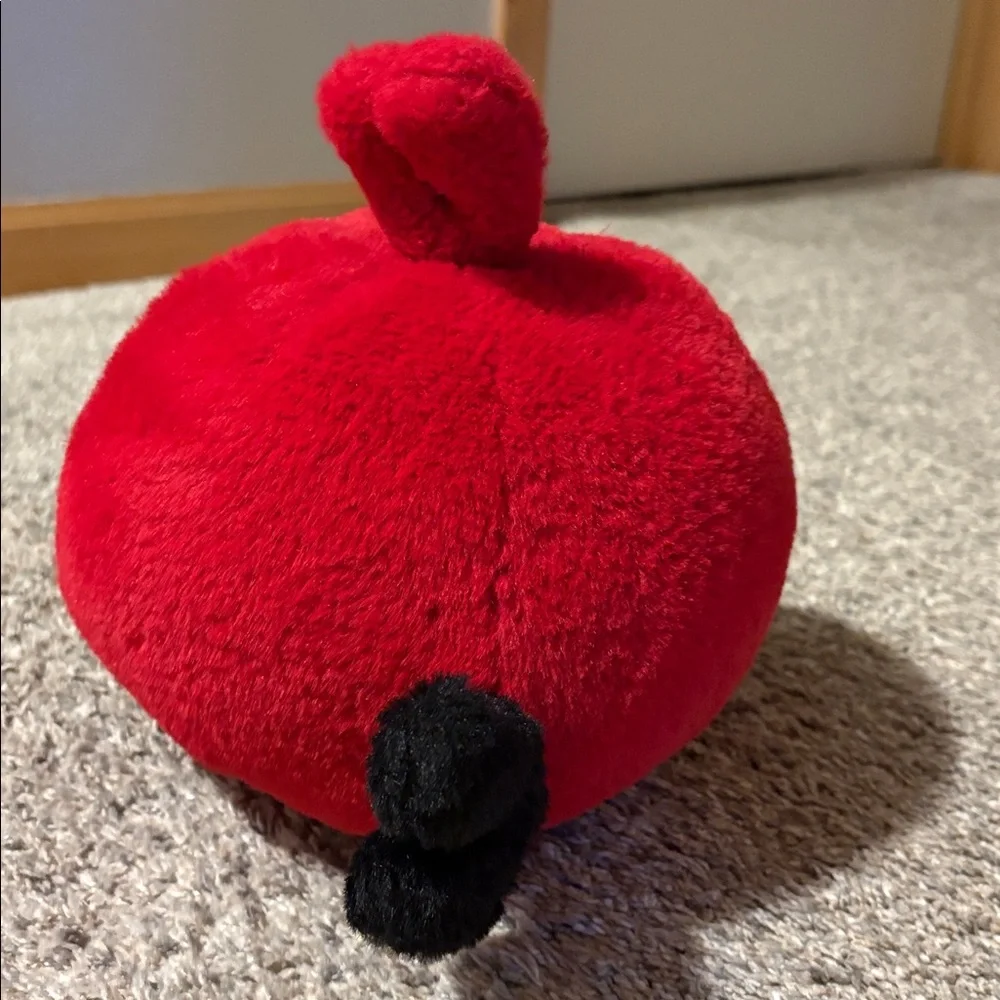 Red and Yellow Plush Angry Bird Toy